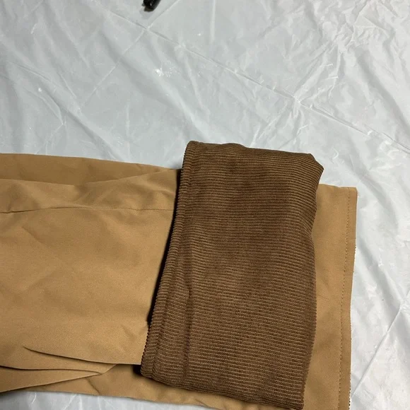 Only Tan Trench Coat with Brown Collar - Picture 6 of 13